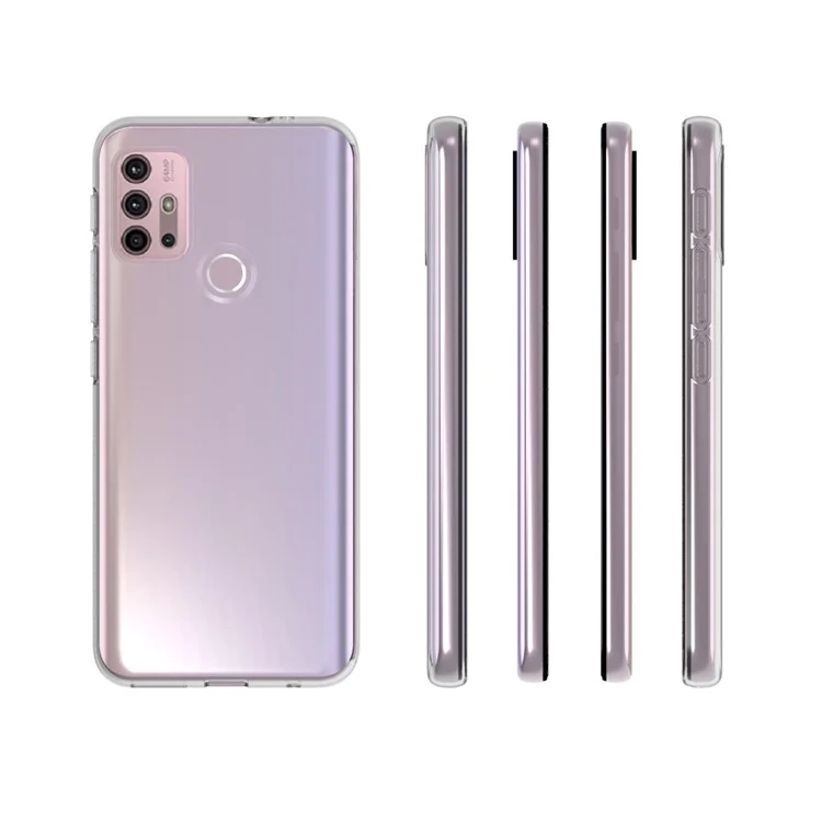 10Stück/Packung Wassermarkresistente, flexible TPU-Telefonschutzhülle für Motorola Moto G10/G30/G20