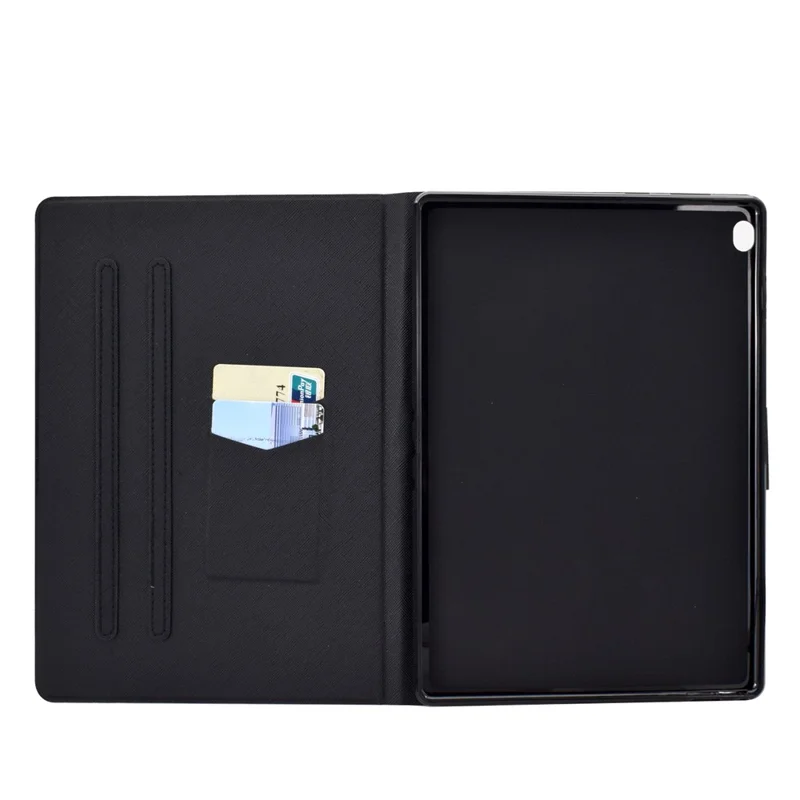 Pattern Printing Design Leather Full Protection Shock-Proof Tablet Case for Lenovo Tab M10 TB-X605F - Lion