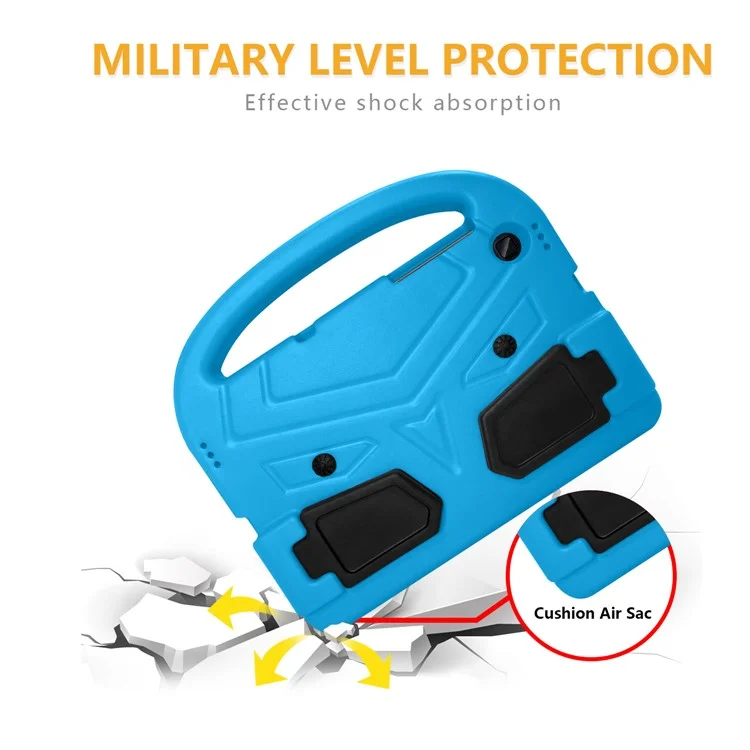 Custodia protettiva Sparrow Style Shockproof Kickstand EVA per Lenovo Tab M10 TB-X605F - Blu