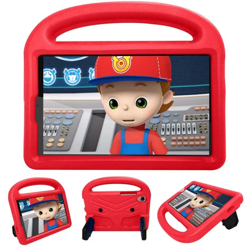 Sparrow Style Shockproof Kickstand EVA Protective Case for Lenovo Tab M8 TB-8505/8507 - Red