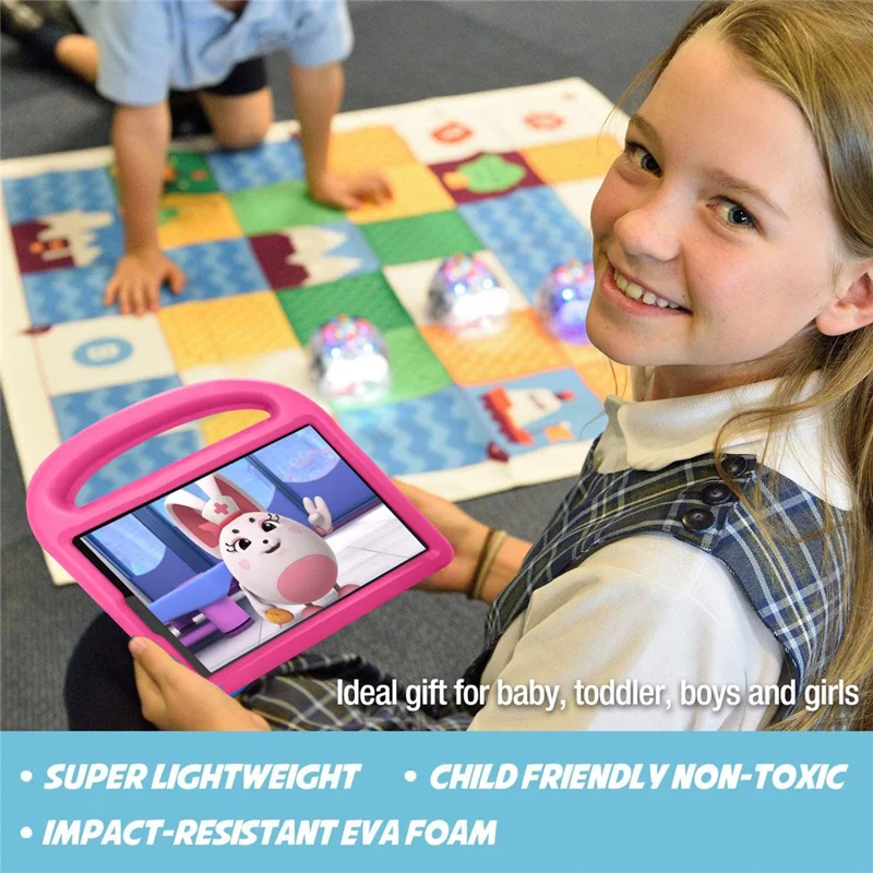 Sparrow Style Shockproof Kickstand EVA Protective Case for Lenovo Tab M8 TB-8505/8507 - Rose