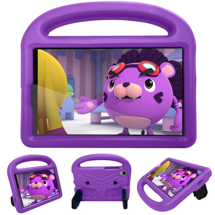 Étui de protection EVA à support antichoc de style Sparrow pour Lenovo Tab M8 TB-8505/8507 - Violet