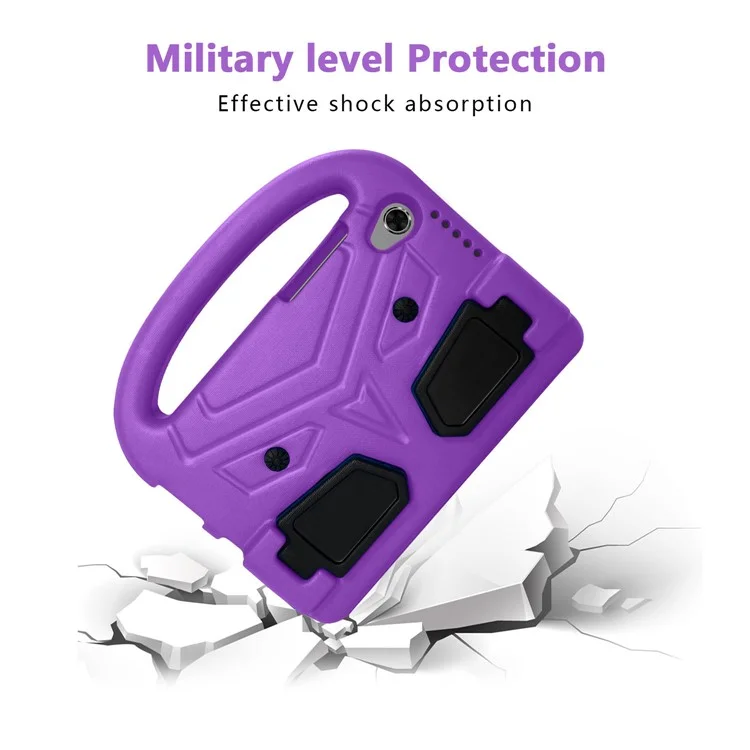 Sparrow Style Shockproof Kickstand EVA Protective Case for Lenovo Tab M8 TB-8505/8507 - Purple