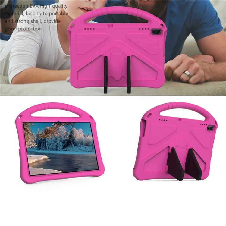 Case di Cavalletto Eva Anti-shock Per Lenovo Tab E10 - Rosa