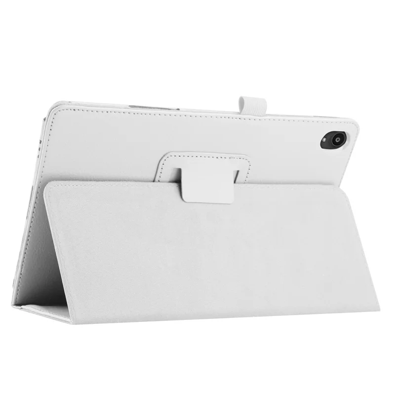 Litchi Texture Leather Tablet Case with Stand for Lenovo Tab P11 Pro 2020 11.5 TB-J706F/J706L - White