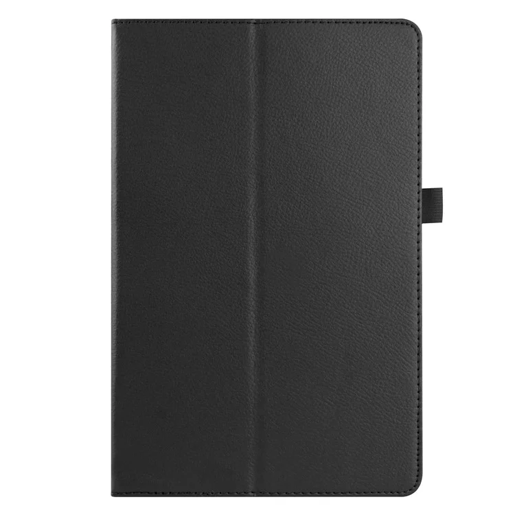 Litchi Texture Leather Tablet Case with Stand for Lenovo Tab P11 / P11 5G 11 inch TB-J606F / J606X - Black