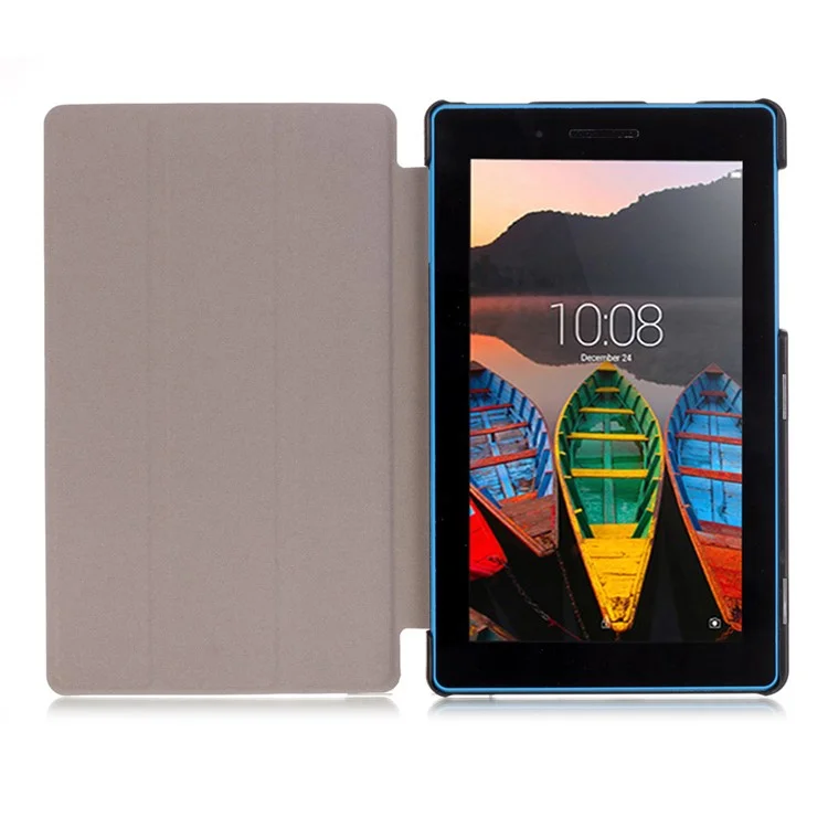 Tri-fold Stand Leather Tablet Cover for Lenovo Tab3 7 730F - Beauty