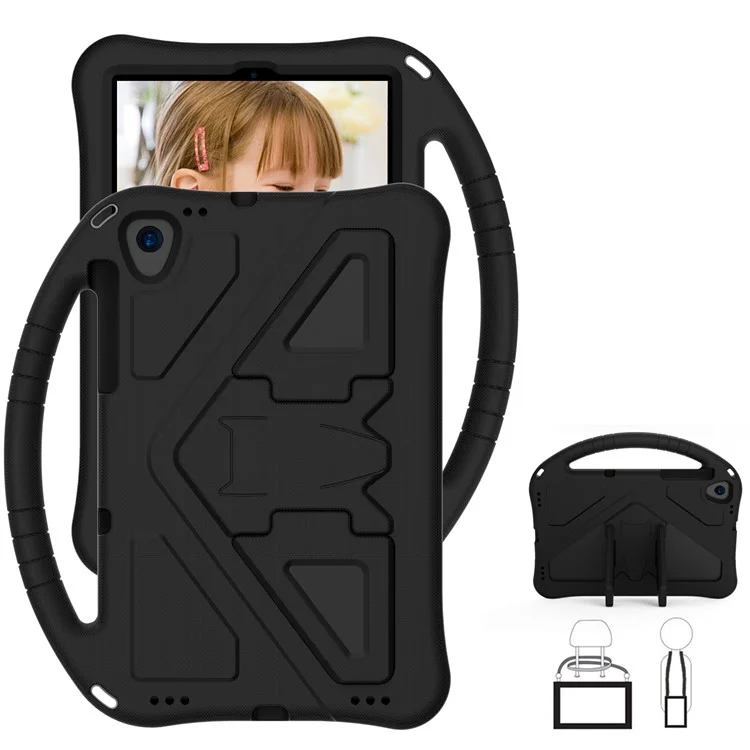 Anti-scratch Anti-shock EVA Kickstand Case for Lenovo Tab M10 HD Gen 2 - Black