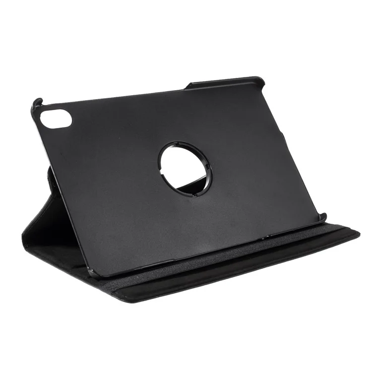 360 Degrees Rotating Stand Leather Case for Lenovo Tab P11 / P11 5G 11 inch TB-J606F / J606X- Black