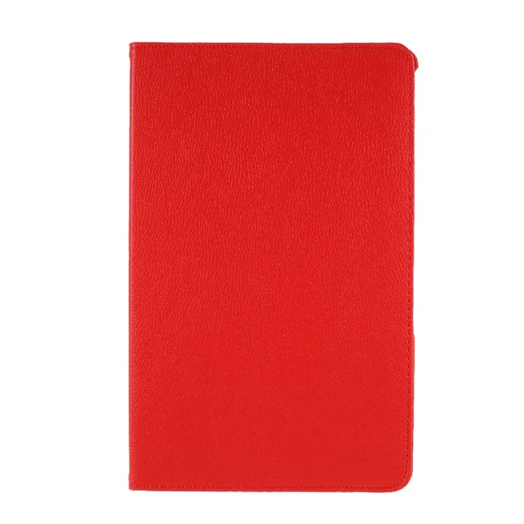 Caso De Couro De Suporte De 360 ​​graus De Giro Para Lenovo Tab P11 / Xiaoxin Pad De 11 Polegadas TB-J606F - Vermelho