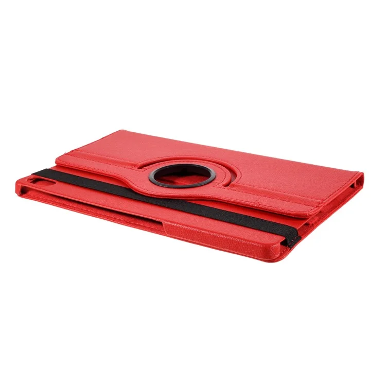 Tableau En Cuir De Support Rotatif À 360 Degrés Pour L'onglet Lenovo P11 / Xiaoxin Tampon 11 Pouces Tb-j606f - Rouge