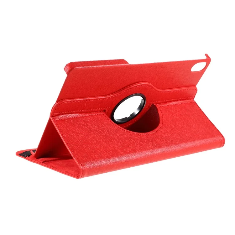 Tableau En Cuir De Support Rotatif À 360 Degrés Pour L'onglet Lenovo P11 / Xiaoxin Tampon 11 Pouces Tb-j606f - Rouge