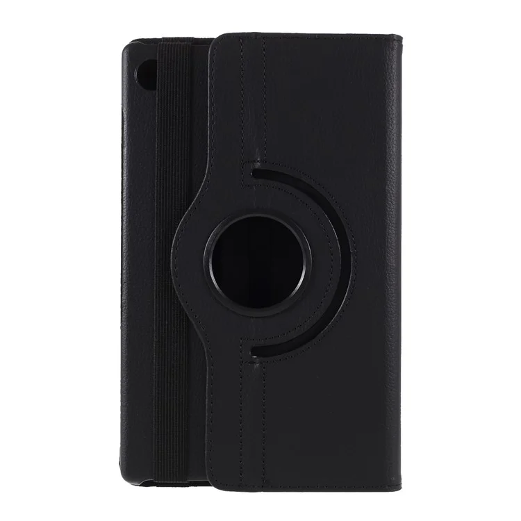 360 Degrees Rotating Stand Leather Case for Lenovo Tab M10 HD Gen 2 TB-X306X - Black