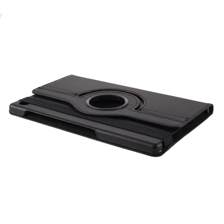 Étui en cuir pivotant à 360 degrés pour Lenovo Tab M10 HD Gen 2 TB-X306X - Noir