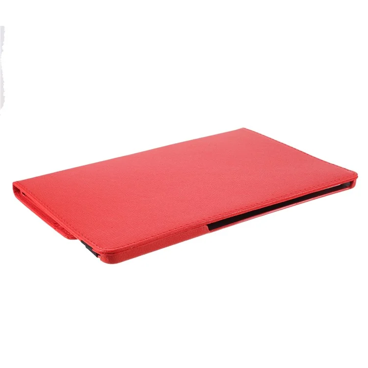 Capa De Couro De 360 ​​graus De Giro Para A Guia Lenovo P11 Pro J706F - Vermelho