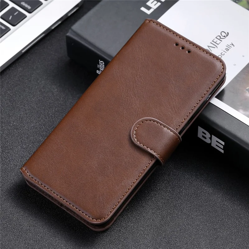Wallet Stand Flip Leather Phone Case for Motorola Moto G30/G20 / G10 - Brown