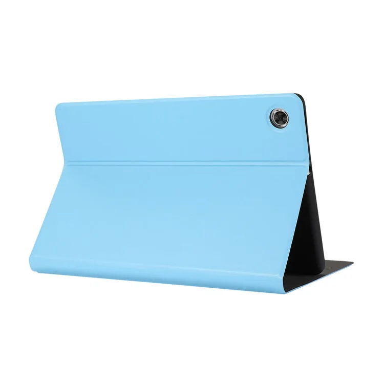 Plain Leather Stand Tablet Cover for Lenovo Tab M10 HD Gen 2 TB-X306X - Sky Blue