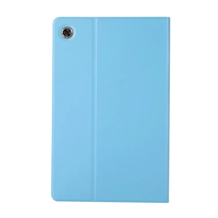 Plain Leather Stand Tablet Cover for Lenovo Tab M10 HD Gen 2 TB-X306X - Sky Blue