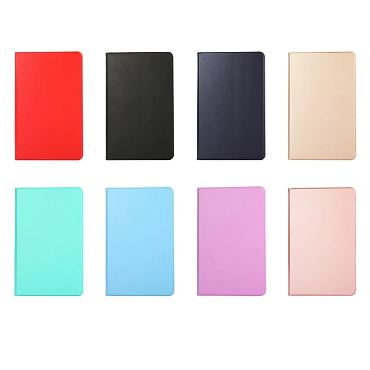 Protetor De Couro PU Caso De Proteção Total Com Suporte Para Lenovo Tab M8 (2nd Gen) FHD - Preto