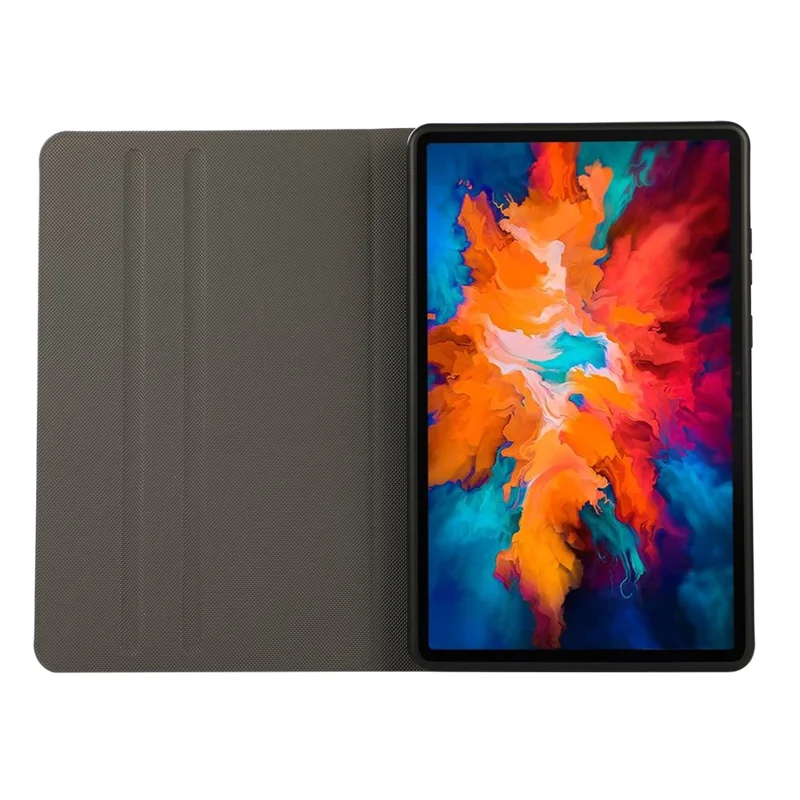 PU Leather Protector Full-Protection Case with Stand for Lenovo Tab M8 (2nd Gen) FHD - Gold