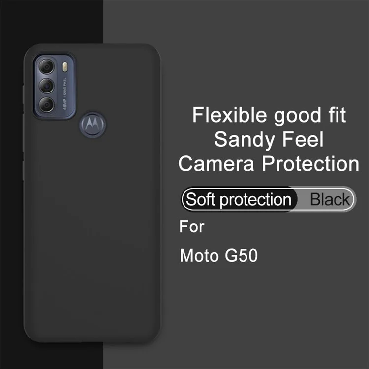 IMAK UC-3 Series Matte Frosting Soft TPU Shell Cell Phone Case Cover per Motorola Moto G50
