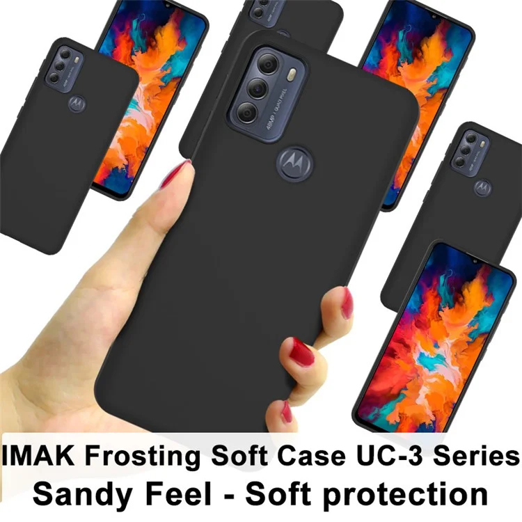 IMAK UC-3 Series Matte Frosting Soft TPU Shell Cell Phone Case Cover per Motorola Moto G50