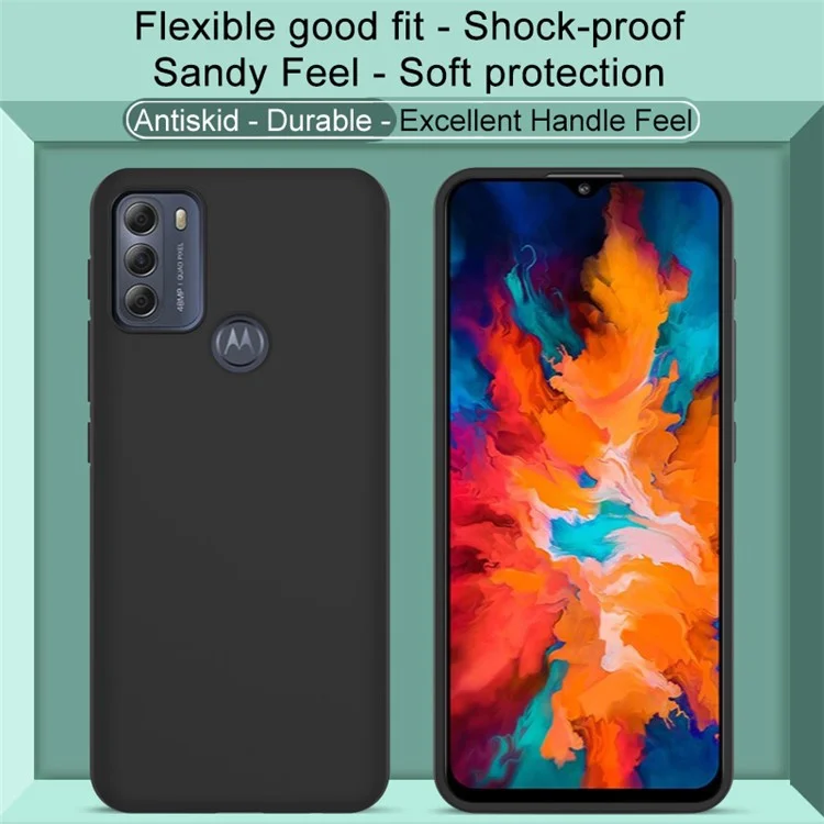 IMAK UC-3 Series Matte Frosting Soft TPU Shell Cell Phone Case Cover per Motorola Moto G50