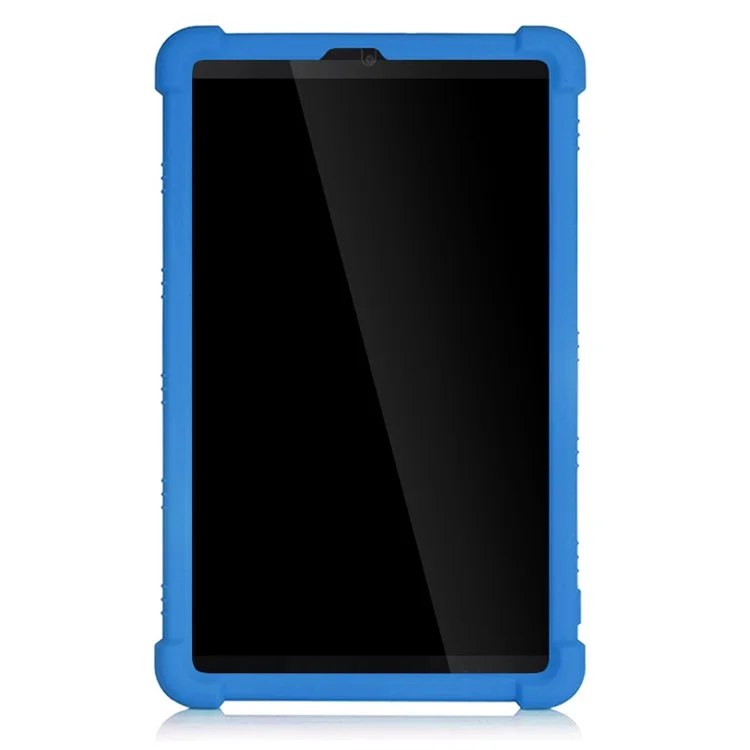 Capa Protetora de Silicone Macio com Design de Suporte Retrátil para Lenovo Tab M8 8705/8505 - Azul