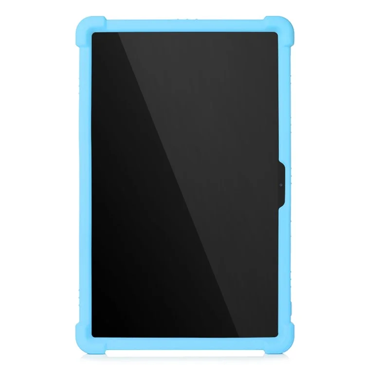 Diseño de Tope Deslizamiento de la Tapa de Kickstand Case de Cubierta de Tableta de Silicona Multicolor Para Lenovo Tab P11 - Bebe Azul