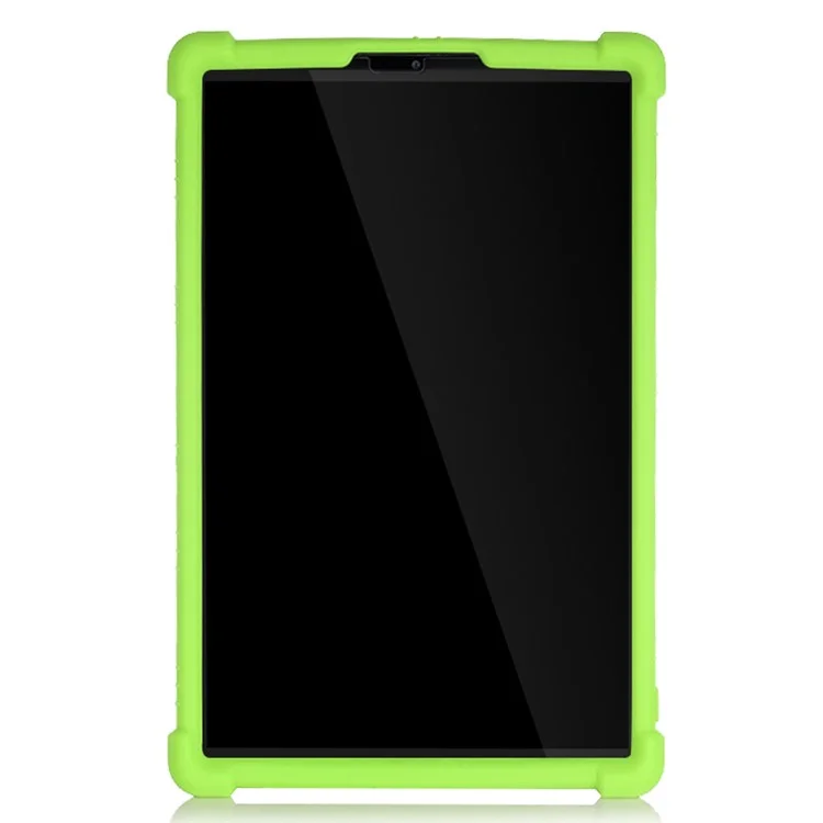 Custodia in silicone morbido con supporto estraibile per Lenovo Tab M10 HD Gen 2 TB-X306 - Verde