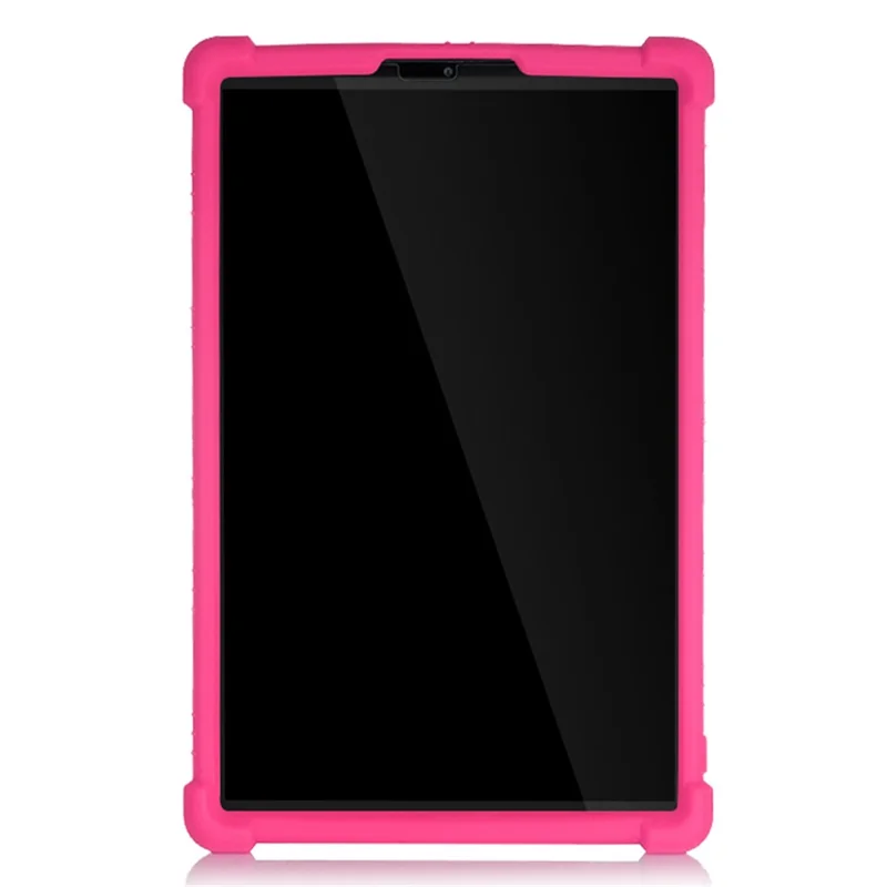 Étui de tablette en silicone doux avec support à déploiement design pour Lenovo Tab M10 HD Gen 2 TB-X306 - Rose