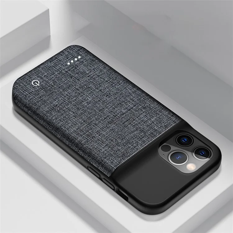 Custodia Ricaricabile in Tessuto Oxford da 6800mAh Power Bank per iPhone 12 Pro Max