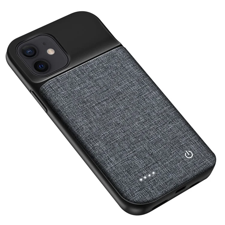 Custodia ricaricabile da 6800mAh in tessuto Oxford per batteria estesa e power bank per iPhone 12 mini