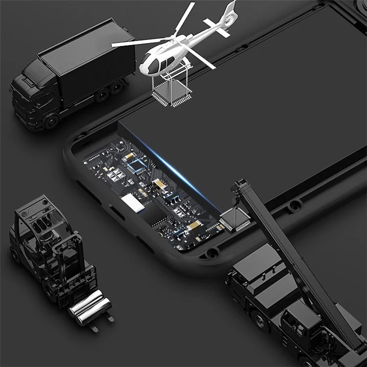 Custodia ricaricabile da 6800mAh in tessuto Oxford per batteria estesa e power bank per iPhone 12 mini