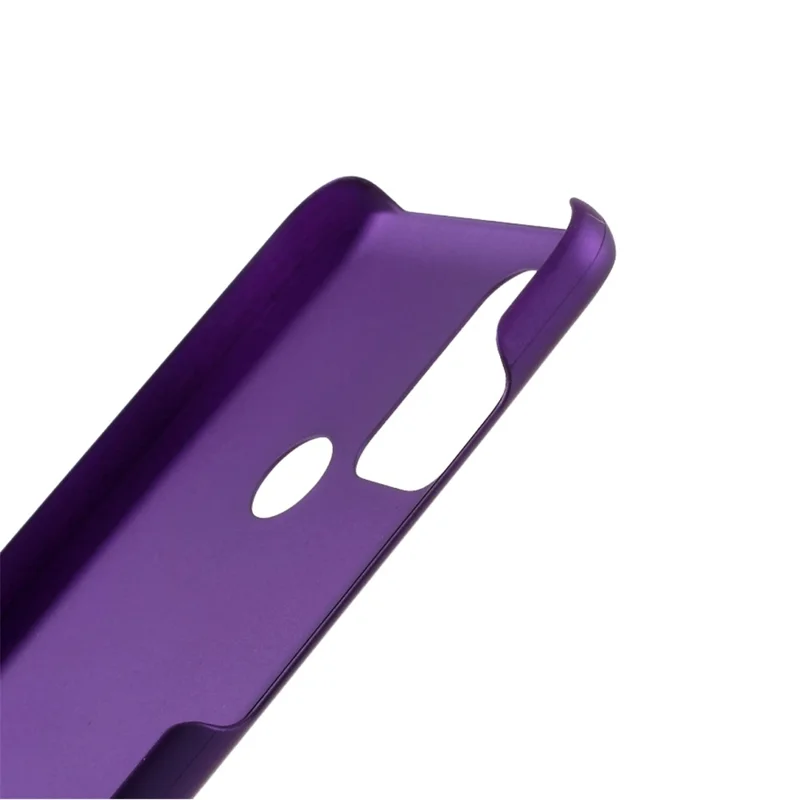 Well-Protected Glossy Rubberized PC Hard Phone Case for Motorola Moto G50 - Purple
