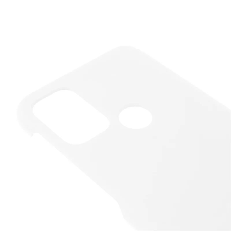 Glossy Rubberized Well-Protected Hard PC Phone Case for Motorola Moto G10/G30/G20 - White