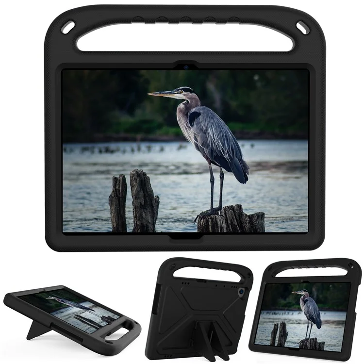 Custodia per tablet con impugnatura e supporto in EVA per Lenovo Tab M10 TB-X505F/TB-X605F/Lenovo M10 FHD REL TB-X605FC/TB-X605LC/Lenovo Tab P10 TB-X705F - Nera