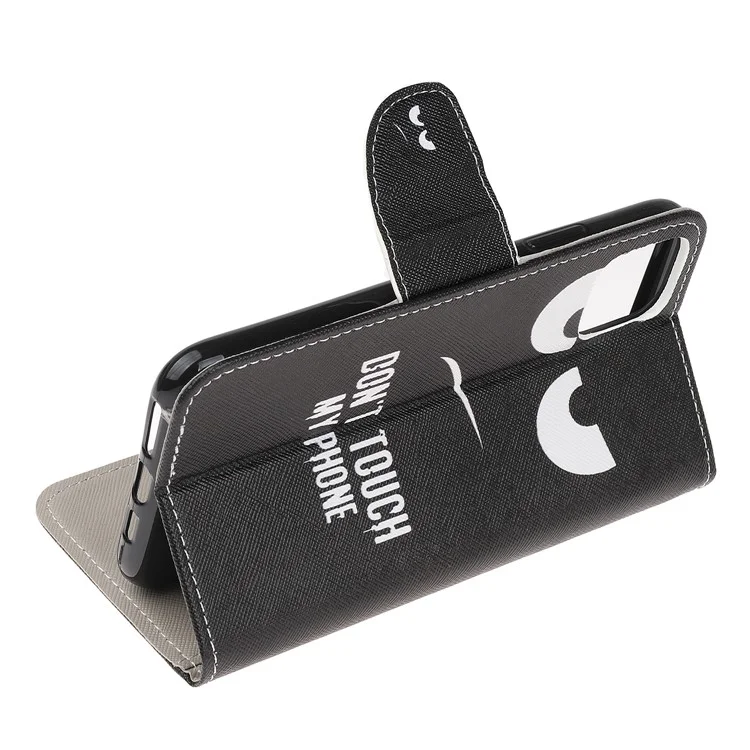 Protección Completa Cruz Patrón De Textura Impresión PU CUERTA DE CUERO TELÉFONO CUBIERTA DE PRODUCTOS DE MOTORO PARA MOTOROLA EDGE 20 LITE - No Toque Mi Teléfono