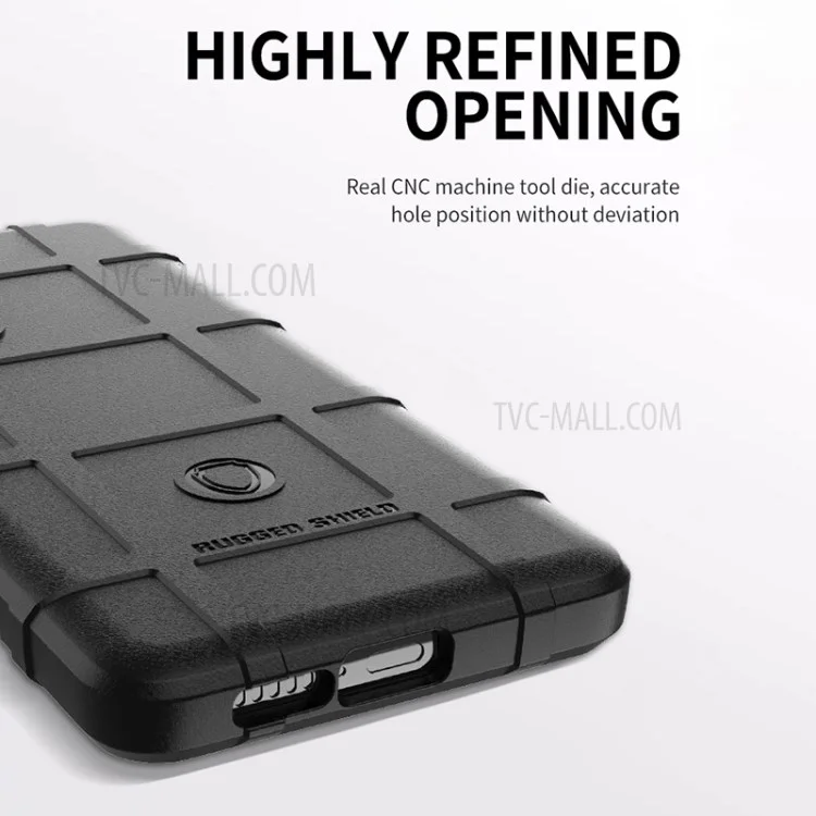 Custodia protettiva antigraffio e antiurto, con texture a griglia quadrata morbida in TPU rinforzata per Motorola Edge (2021) - Blu
