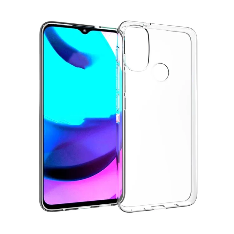 10Pcs/Pack Watermark-Resistant Soft Slim Fit Transparent Protective TPU Case for Motorola Moto E20