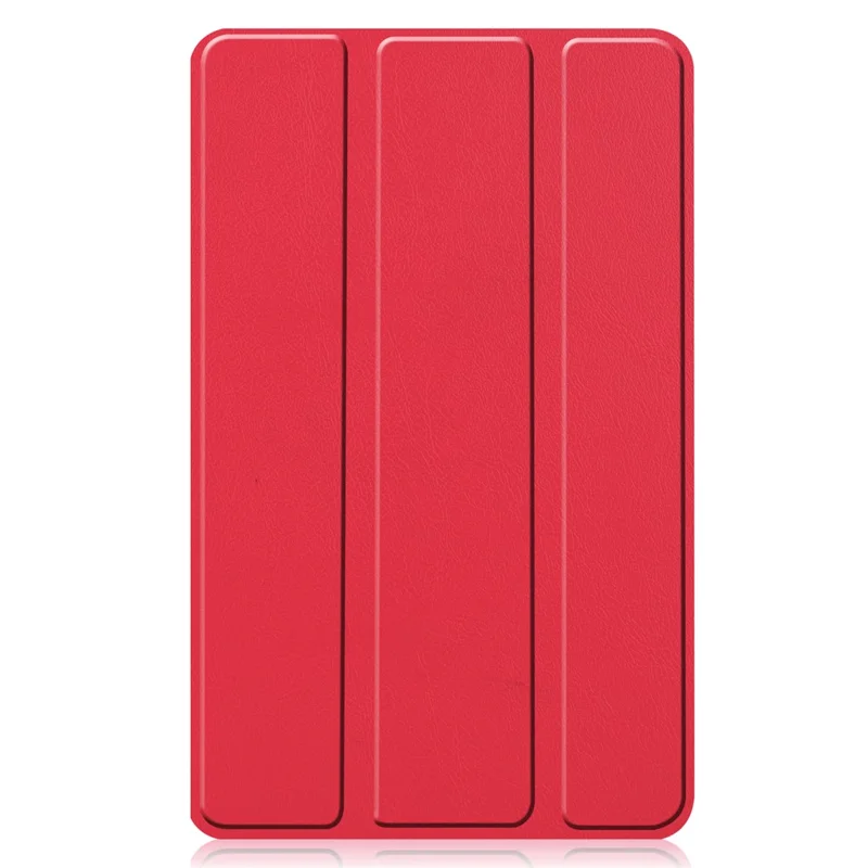Tri-fold Stand PU Leather Tablet Well-protected Case Cover for  Lenovo Tab M7 (2nd Gen) / (3rd Gen) - Red