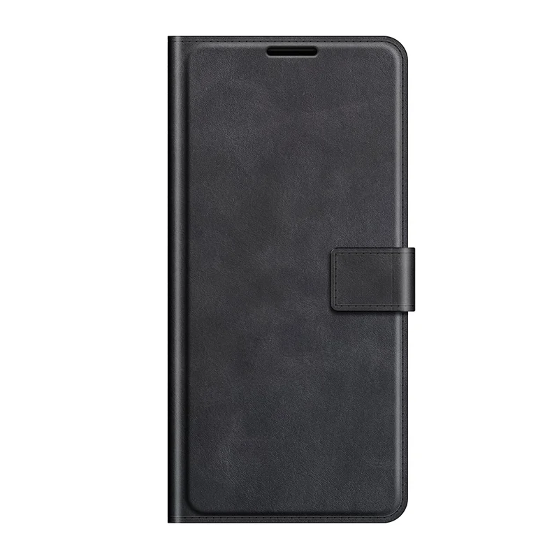 Magnetic Clasp Leather Wallet Stand Phone Protective Flip Cover Case for Motorola Edge 20 Lite 5G - Black