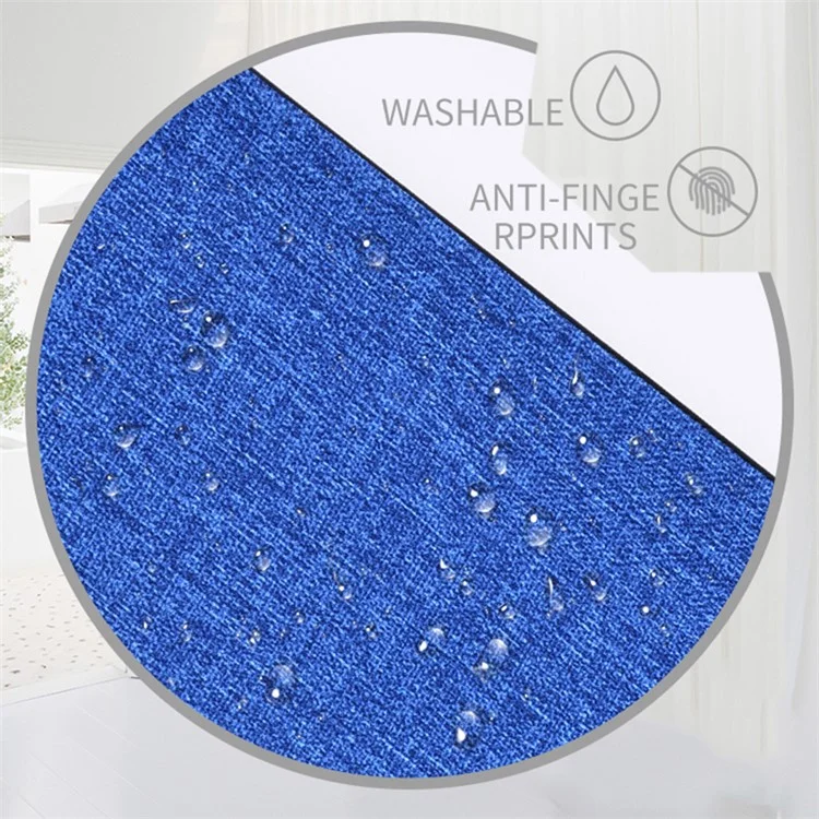 TPU Com Revestimento de Pano Bem Protegido + PC Para Celular Híbrido Case Shell Para Motorola Moto G30 - Cinza