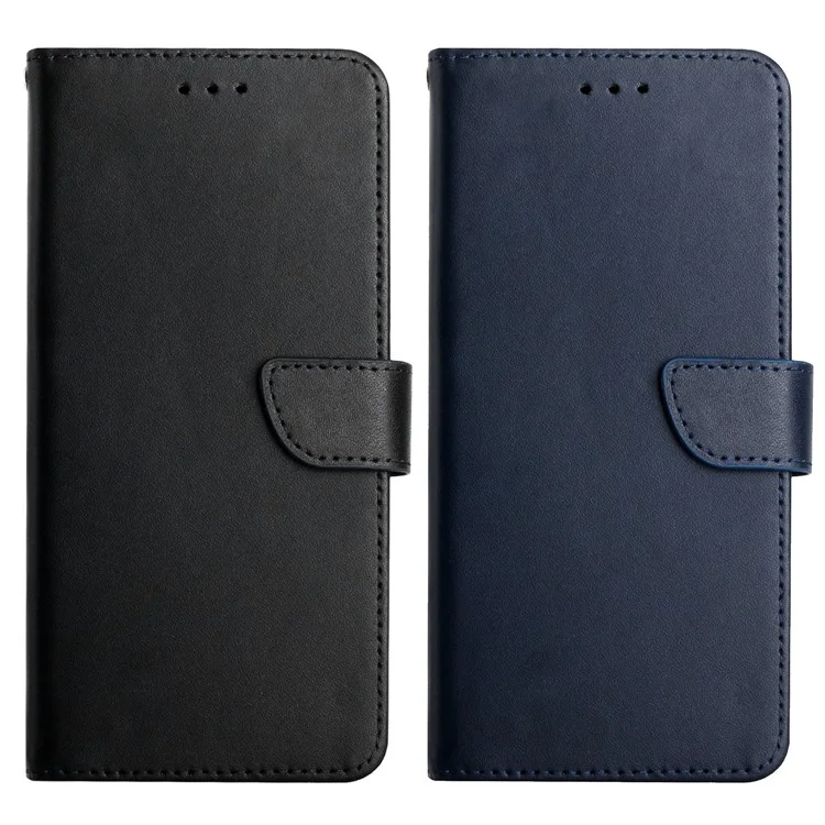 Flip Telefone Textura de Textura de Textura de Textura Genuina Case Case Case Chumplet Choque Taplo de Atualização do Stand Mantagem Para Motoola Moto G Power (2022) - Preto