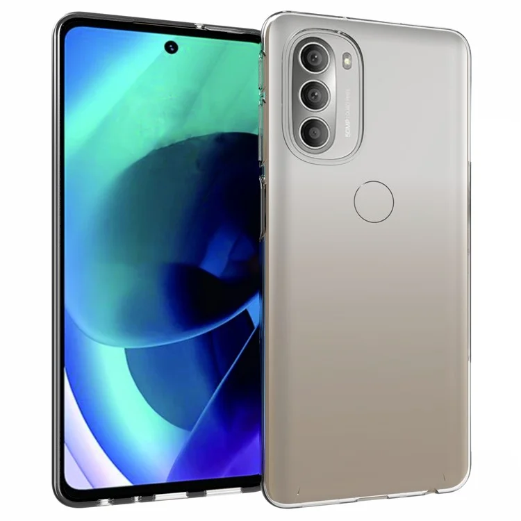 10 Stück / Packung HD Klare Innen Anti-Wasserflecken Weiche TPU Stoßfeste Schutzhülle für Motorola Moto G51 5G