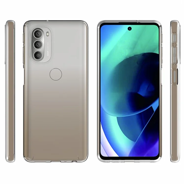 10 Stück / Packung HD Klare Innen Anti-Wasserflecken Weiche TPU Stoßfeste Schutzhülle für Motorola Moto G51 5G