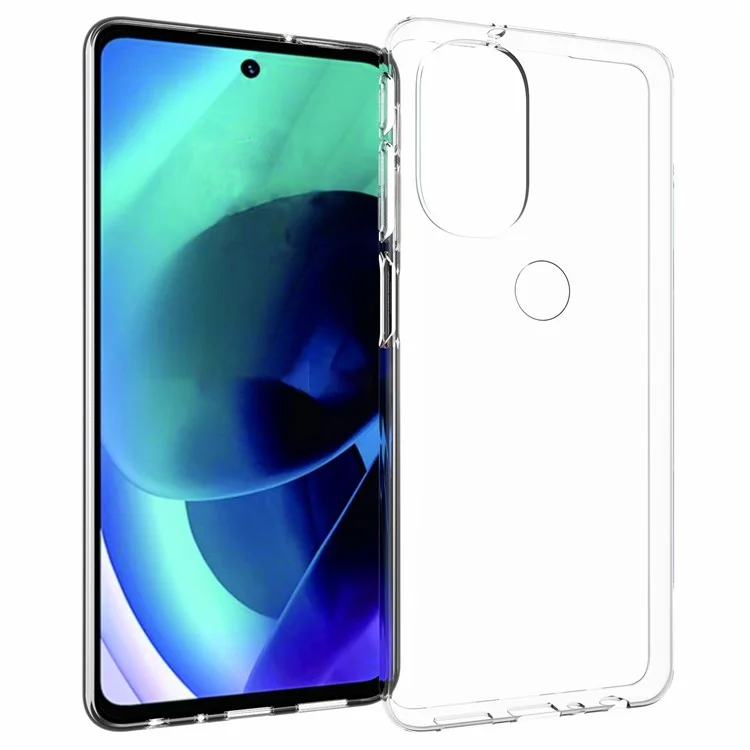 10 Stück / Packung HD Klare Innen Anti-Wasserflecken Weiche TPU Stoßfeste Schutzhülle für Motorola Moto G51 5G
