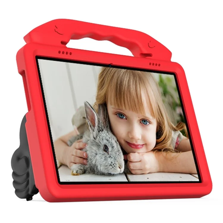 Maniglia Portatile Polopabile Phumby Kackstand Antiurto Antiurto Caso Per Tablet EVA Per Lenovo Tab M10 TB-X605F - Rosso