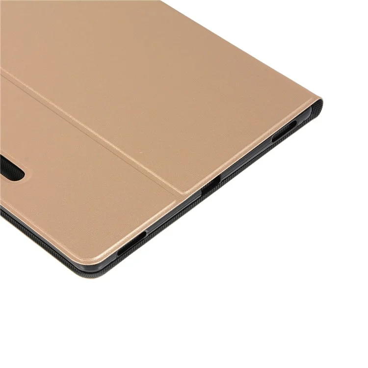 Schocksicheres PU Leder Schockdes Folio Stand Tablet Hülle Deckschutzschutz Für Lenovo Tab P12 Pro - Gold