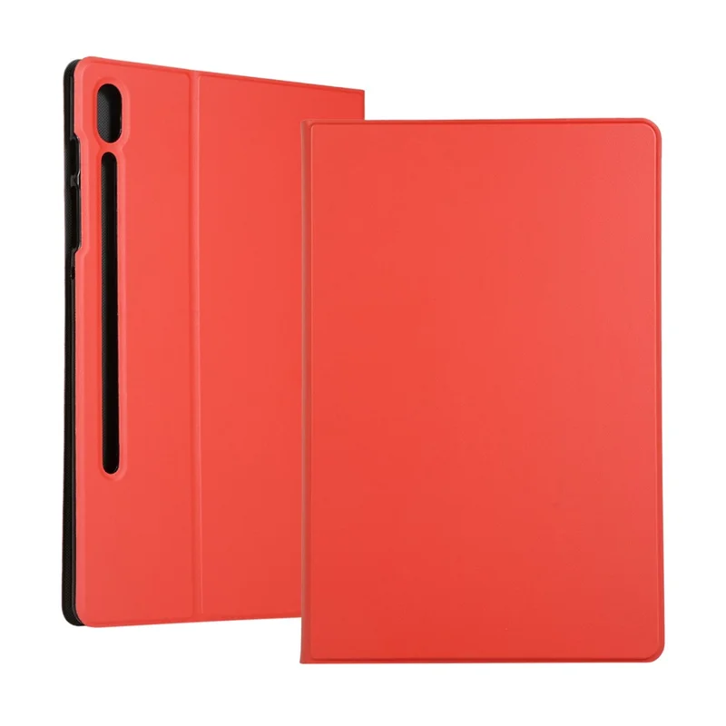 Shockproof PU Leather Shockproof Folio Stand Tablet Case Cover Protector for Lenovo Tab P12 Pro - Red